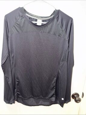 Champion Black Long Sleeve Tank Top